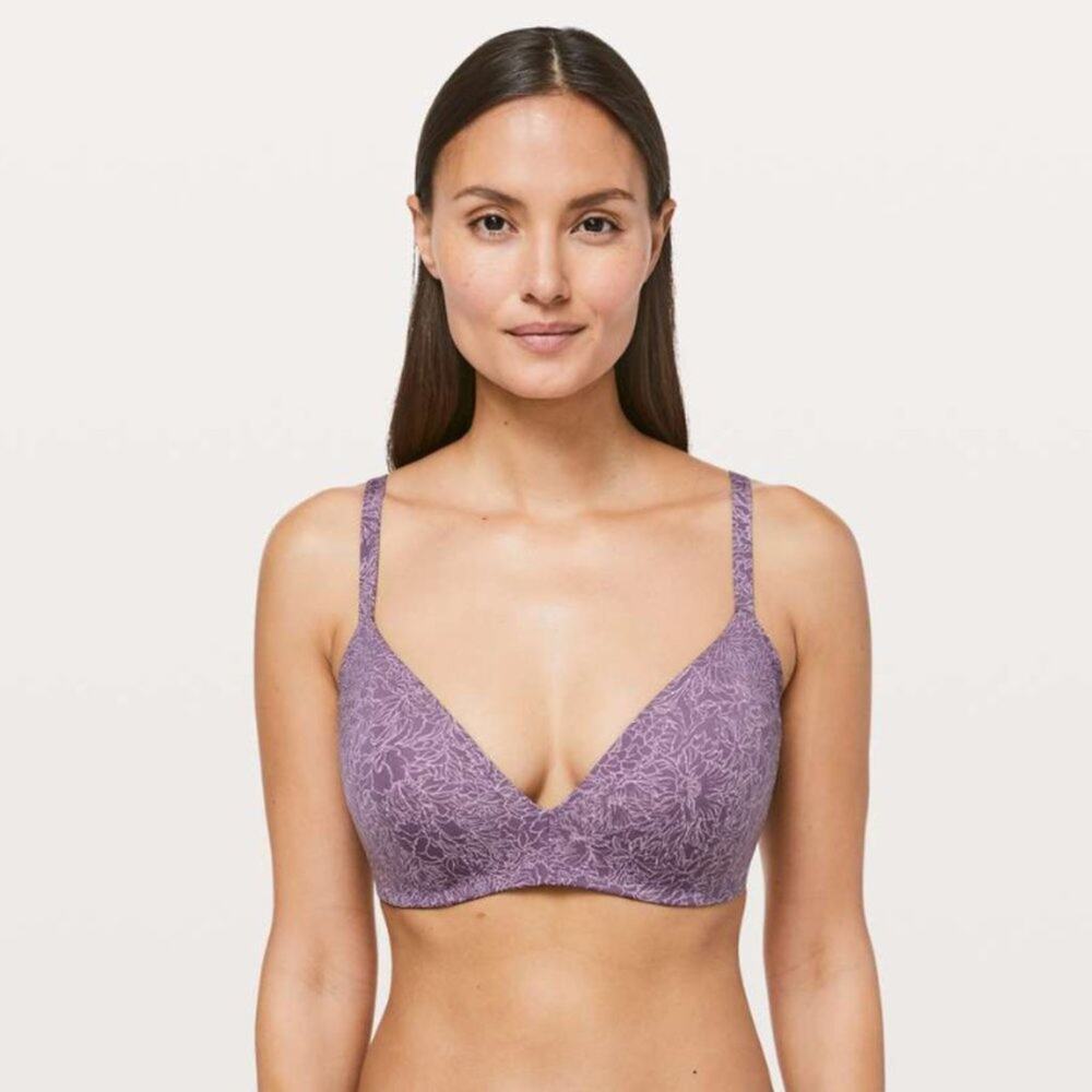 Lululemon Take Shape Bra in Arabesque Antoinette Smoky Quartz